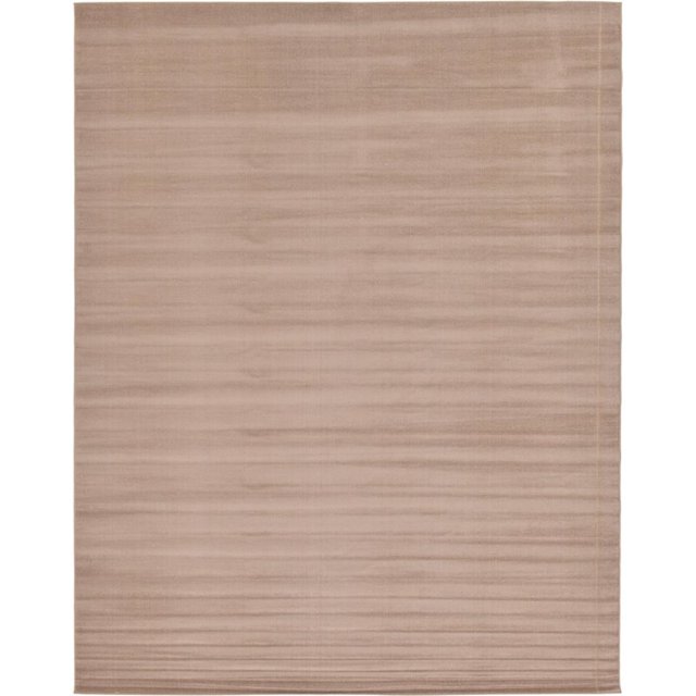Unique Loom Williamsburg Solid Vibrant Rug 10' x 13' Rectangle Light Brown