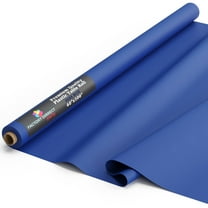 Exquisite 100 ft Blue Plastic Table Cloth Rolls - 100 ft. x 40 in - Disposable Blue Table Cover Rolls