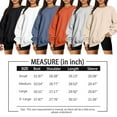 thumbnail image 2 of Long Sleeve Sweatshirts Tops for Womens Casual Crew Neck Tunic Sweatshirts Loose Pullover Top Shirts, 2 of 2