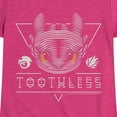thumbnail image 3 of How to Train Your Dragon - Toothless Line Art - Toddler And Youth Girls Short Sleeve Graphic T-Shirt, 3 of 5