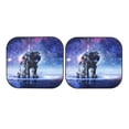thumbnail image 7 of Haiem Astronauts Start Running Car Windshield Sun Shade (2 Pieces) Foldable Windshield Sun Shade Car Accessories for Truck SUV Pickup-Large, 7 of 7