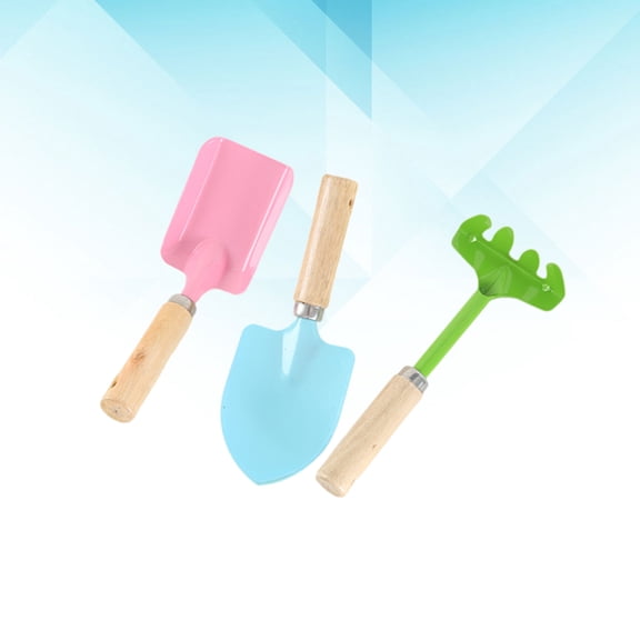 SWETRACE kids digging set Garden Tools Set Iron 3Pcs for Gardening Tools