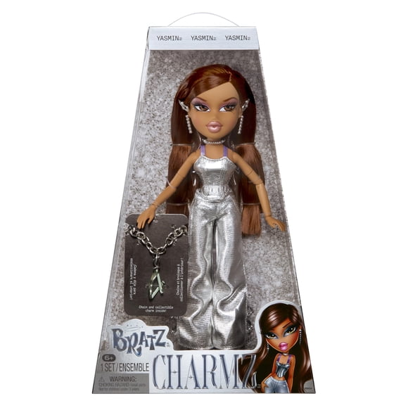 Muñeca de Moda Bratz Charmz Yasmin con Pulsera de Charms Coleccionables
