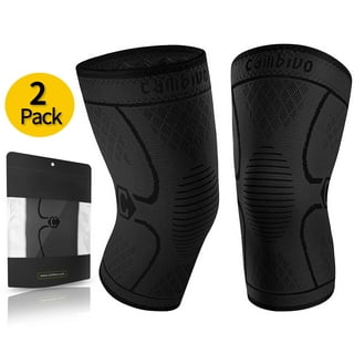 CAMBIVO Knee Braces Knee Compression Sleeves With Side Stabilizers &  Patella Gel Pad for Workout, Knee Pain Relief, Arthritis Joint Recovery -   New Zealand