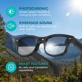 thumbnail image 6 of Qiyester 2pcs AI Translation Smart Glasses with Photochromic Lens 8MP HD Camera 160 Languages Music Playback & Hands-Free Calls Sports/Travel/Drive/Busniess, 6 of 10