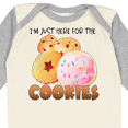 thumbnail image 4 of Inktastic I'm Just Here for the Cookies Boys or Girls Long Sleeve Baby Bodysuit, 4 of 5