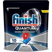 Finish Dishwasher Detergent, Quantum Ultimate, Fresh, 10 Tablets 10 Count