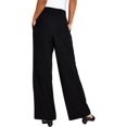 thumbnail image 2 of Bar III Womens Petites Pleated Rayon Wide Leg Pants, 2 of 2