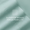 thumbnail image 4 of Wrinkle Resistant Super Soft Bed Sheets Set, Queen 4-Piece Solid in Aqua Blue by Comfort Canopy, 4 of 12