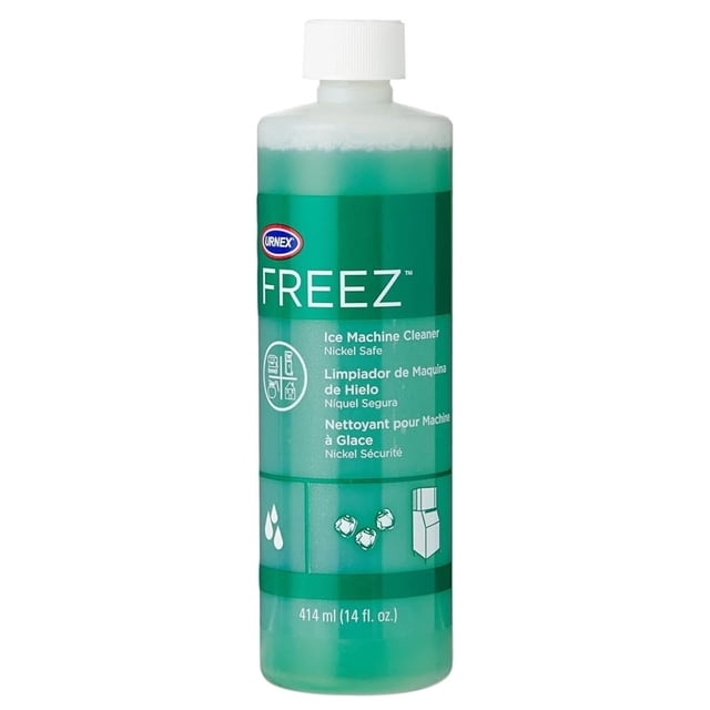 Limpiador para máquinas de hielo Urnex Freez 414 ml, 5 usos, apto para níquel