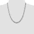 thumbnail image 2 of 925 Sterling Silver 6mm Byzantine Link Chain Necklace Pendant Charm, 2 of 9