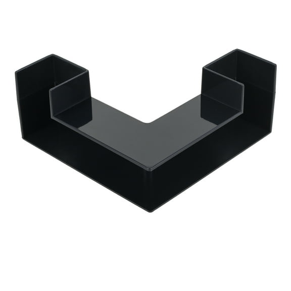 1Pc/2Pcs Plastic Aquarium Underground Tunnel Sturdy L Shape Shrimp Hides Tunnel Easy To Install Low Profile Fish Hideout Tunnel With Flush Mouth Ramp for Aquarium