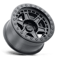 thumbnail image 2 of Black Rhino Reno 17X8.5 6X139.7 False 71.5Cb Matte Black W/ Brass Bolts Wheel, 2 of 3