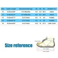 thumbnail image 4 of NOKIO Girls Walking Shoes Girls Low Top Sneakers Children Shoes Fashion Thick Soled Breathable Sneakers Baby Toddler Shoes Mesh Children Solid Color Shoes Soft Soled Toddler Shoes, 4 of 7
