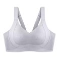 thumbnail image 1 of Bras For Women Full Coverage No Underwire Plus Size Bras Wirefree Comfort Breathable Everyday Bras, 1 of 4