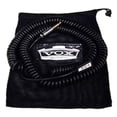 thumbnail image 2 of VOX VCC090BK Black High Quality Coiled Cable 29.5 Feet 9 Meters With Mesh Bag, 2 of 2