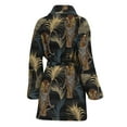 thumbnail image 2 of Vintage Tropical Tiger Pattern Women Bathrobe One Size Univeral Fits, Tiger Wide Animal Fashion Lightweight Plush Fleece Long Robe For Women, 2 of 3