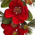 thumbnail image 2 of Nearly Natural 4870 26 Po Rouge Magnolia et Pin Larme, 2 of 3