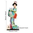 thumbnail image 3 of 30cm Japanese Kimono Dolls Figurine for Home Office Decors with Durability Base and Bright Color Japanese Decors, 3 of 4