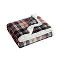thumbnail image 3 of Eddie Bauer Trailhead Plaid Red Ultra Soft Plush Fleece Throw Blanket, 60" X 50", 3 of 5