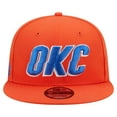 thumbnail image 2 of Men's New Era Orange Oklahoma City Thunder Jersey Hook Statement Edition 9FIFTY Snapback Hat, 2 of 6