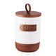 thumbnail image 3 of Tarro de almacenamiento, soporte para tarro sellado, decoración con tapa de madera, recipiente hermético, botella de sal para encimera, regalos, casa Café, 3 of 9