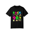 thumbnail image 4 of Vintage Back To 90's Graphic Design T-Shirt, OdeJous Funny T-Shirt Black, S, 4 of 5