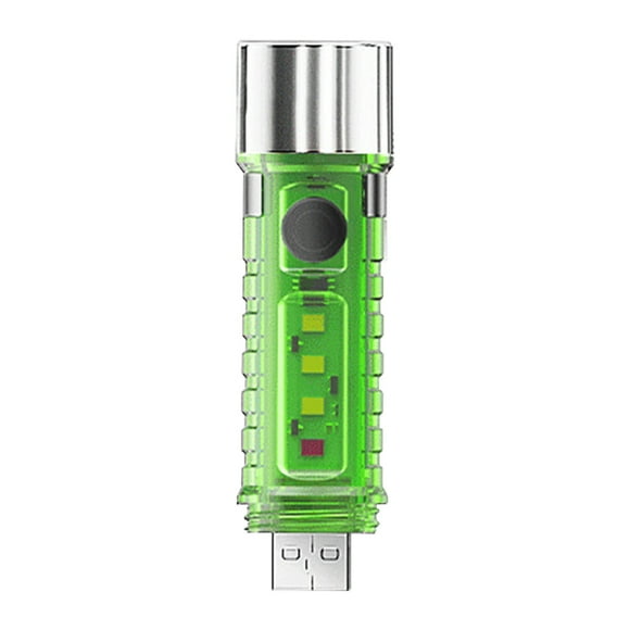 Xihbxyly Linterna Magnética Portátil, Iluminación Multifuente, Brillo Ajustable, Diseño Compacto, Luz Lateral, Lámpara Led de Escritorio, Herramienta para Acampar Al Aire Libre, Tamaño de 9 Cm