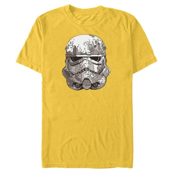 Star Wars Stormtrooper Empire Helmet - Short Sleeve Blended T-Shirt for Adults - Customized-Yellow