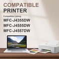 thumbnail image 2 of Compatible Ink Cartridge LC506 Replacement for LC 506 Pigment Ink Cartridges Compatible with Brother MFC J4355DW J4555DW J4557DW Printers - Yellow, 2 of 5