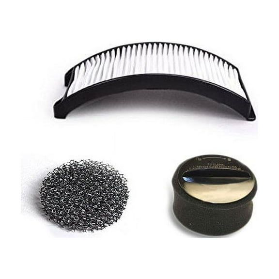Replacement Part for Bissell 98N4 PowerForce & Helix Turbo Inner and Outer Filter Plus 1PK Hepa Charcoal Filter Plus 1PK Pre Motor Filter, 3pcs Filter Kits