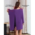 thumbnail image 5 of Pinspark Open Back Hospital Gowns for Women Tear Away Snap Long Sleeve Womens Hospital Gowns Adaptive Clothing for Women, 5 of 6