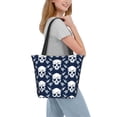 thumbnail image 2 of Salouo white arrow Skull for Shoppers Tote for Women Foldable Handbags with Big Capacity Casual One-Shoulder Shopping Bag Hobo Bags Fit for Office/Shopping/Park, 2 of 6