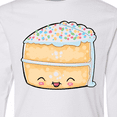 thumbnail image 4 of Inktastic Cute Smiling Cake with Confetti Sprinkles Long Sleeve Youth T-Shirt, 4 of 5