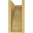thumbnail image 4 of 6"W x 12"D x 12"H Classic Helena Rough Cedar Woodgrain TimberThane Corbel, Primed Tan, 4 of 6