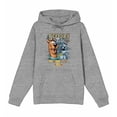 thumbnail image 4 of Scooby-Doo Mystery, Inc. Tour Adult Heather Gray Long Sleeve Hoodie-Medium, 4 of 7