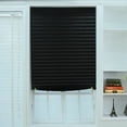 thumbnail image 4 of Blackout Pleated Window Shades Window Blind Blackout Light Block Cordless Black 35, 4 of 7