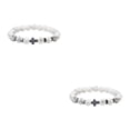 thumbnail image 2 of Pulseras de obsidiana Jumpingount con cuentas de piedra Natural para hombre Tipo 10 2Conjunto, 2 of 6