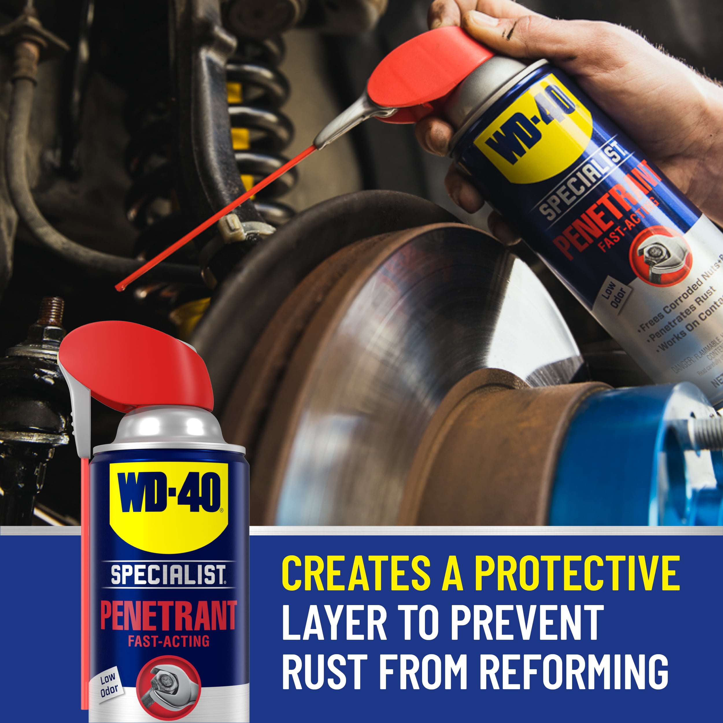 (3 pack) WD-40 Specialist Fast-Acting Penetrant Spray, 11 oz