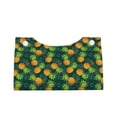 thumbnail image 2 of Kdxio Pineapples with Palm Leaves Print Tissue Box Cover,Modern PU Leather Rectangular Tissue Box Holder for Bathroom Living Room Bedroom Office Desk Car Home, 2 of 9