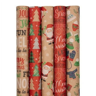 Randolph Christmas Vintage Kraft Paper Wrapping Paper DIY Gift Wrapping  Paper 