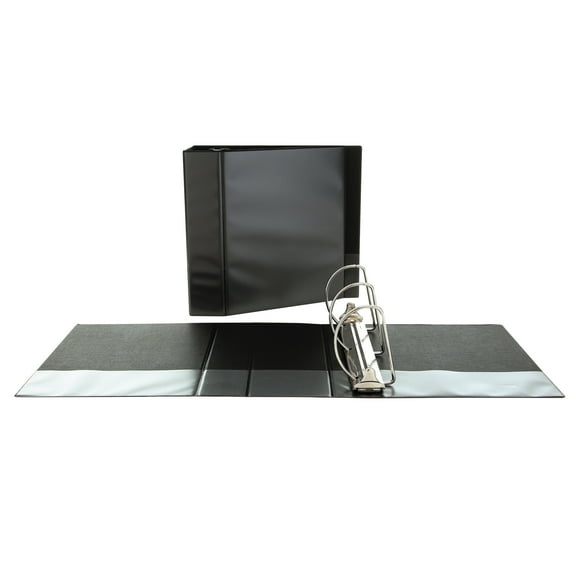 Slant-Ring View Binder, 3 Rings, 5" Capacity, 11 X 8.5, Black | Bundle of 5 Each