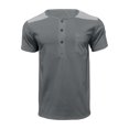 thumbnail image 4 of Short Sleeve Workout Tops for Men Mens Tshirts Graphic Beach Summer Shirts for Teens Baggy Hawaiian Shirt for Men Black reorders, 4 of 8