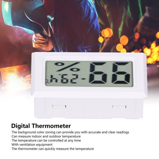 Display Thermometer,Digital Display Temperature Meter Digital Temperature Meter Environment Temperature Meter Sleek Aesthetic
