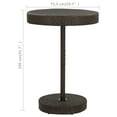 thumbnail image 4 of vidaXL 5 Piece Garden Bar Set with Cushions Poly Rattan Brown, 4 of 5