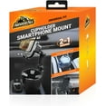 thumbnail image 6 of Armor All 2-in-1 Cup Holder Cell Phone Holder, Dual Cellphone Car Mount and Cupholder, XL Cupholder Holds Bottles, 6” in Arm 360° Degree Rotatable, Swivel Phone Mount Fits Most Phones., 6 of 6