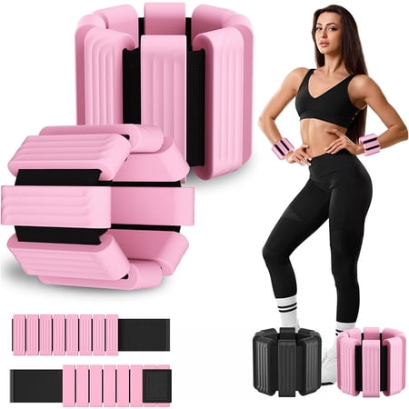 Ankle Weights for Women Men,Adjustable Wrist Weights Set of 2(1lb Each),Wearable leg weights/arm weights，Wrist & Ankle Weights Bracelet for Yoga,Pilates,Running, Fitness,Physical Therapy