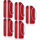 thumbnail image 1 of Etiquetas de aluminio para equipaje para dispositivos de reconocimiento de equipaje de metal (5 en rojo), 1 of 5