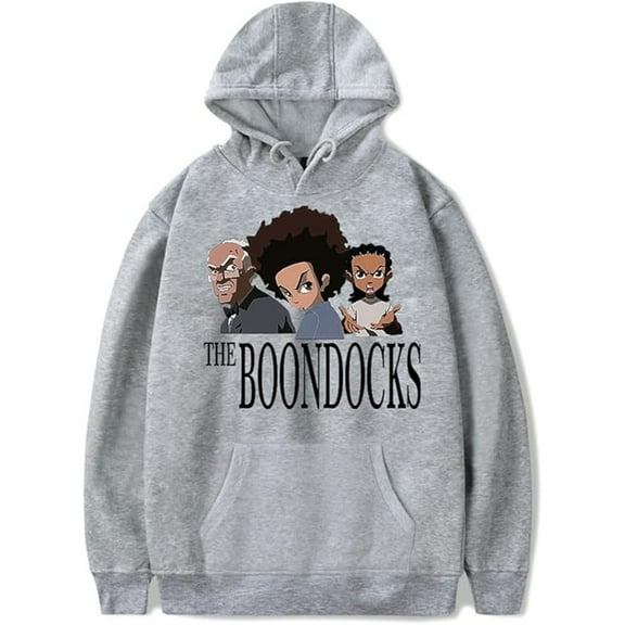 The Boondocks Merch Hoodies Classic Print Pullovers Men's And Women's Fashion Streetwear