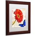 thumbnail image 2 of Trademark Fine Art "Gerbera Daisy" Canvas Art by Color Bakery White Matte, Wood Frame, 2 of 4